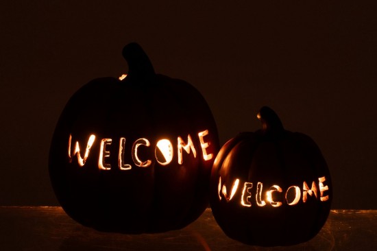 Jline Kürbis Welcome Ton Karamell Large kuerbisse.