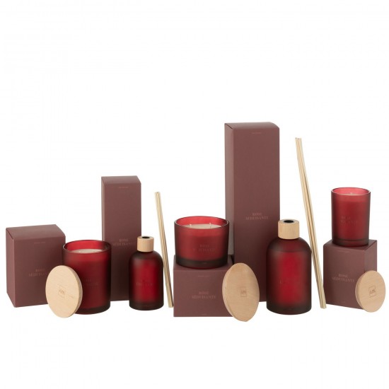 J Line diffuseurs de parfums Jolipa Diffuseur Accords Essentiels Rose Seduisante 550Ml.