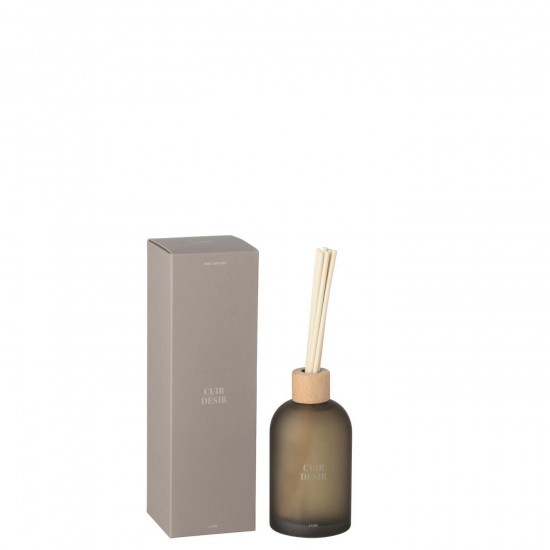 J Line Geurstokjes Accords Essentiels Cuir Desir 250Ml L8xB8xH28 cm parfums geuren JO59872.