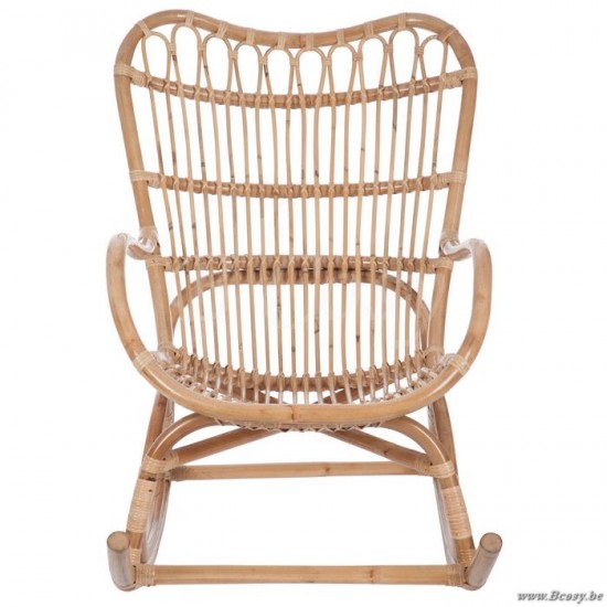 Jline 61390 ondarro schommelstoel naturel Zitmeubels Siège Seat Sitzmöbel Asientos Sedie MEUBELEN Stoelen Krukken