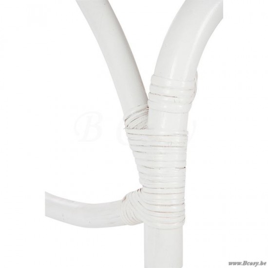 J Line Jline Schaukelstuhl Rattan Weiss Matt schaukelstuhl schaukelstuehle rattan