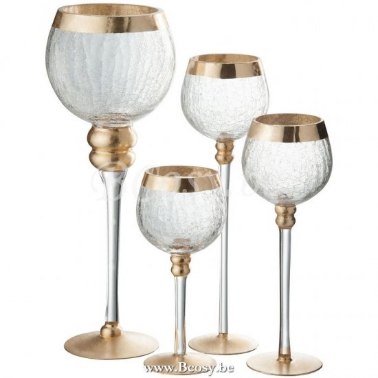 Jline 65139 Kaarshouders Support Bougie Candleholders Kerzenhalter Soporte Vela Portacandela DECORATIE Thee Windlichten Kandelaars