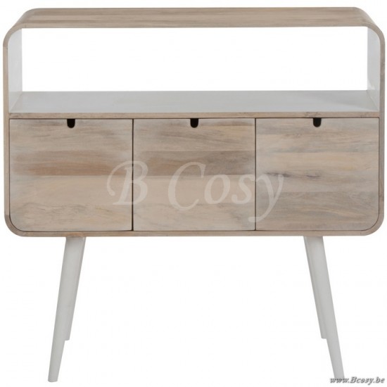 Jline 67746 J Line Halkast Lodewijk met 3 laden Meubels Meubles Furniture Möbel Muebles Mobili MEUBELEN Consoles