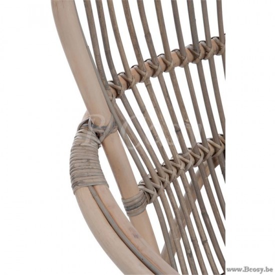 J Line Jline Rocking Chair Rattan Grey rocking chairs rattan