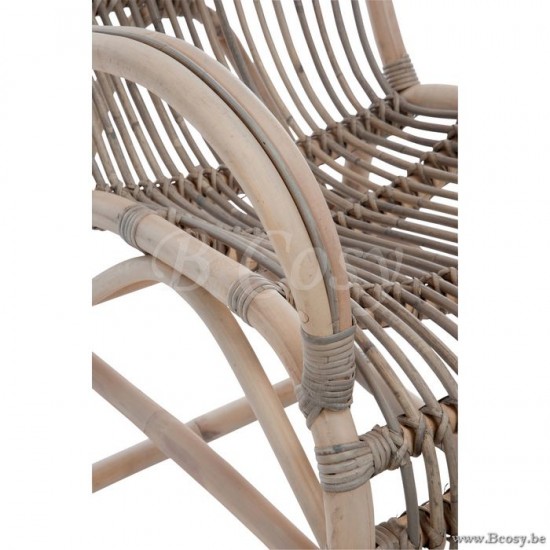 J Line Jline Schaukelstuhl Rattan Grau schaukelstuhl schaukelstuehle rattan