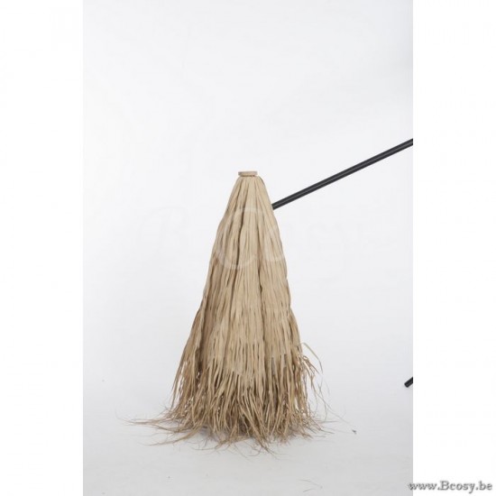 Parasol Paille Naturel 150X150X270Cm ombrelles abris soleil Jolipa Jline Parasol Paille Naturel Small