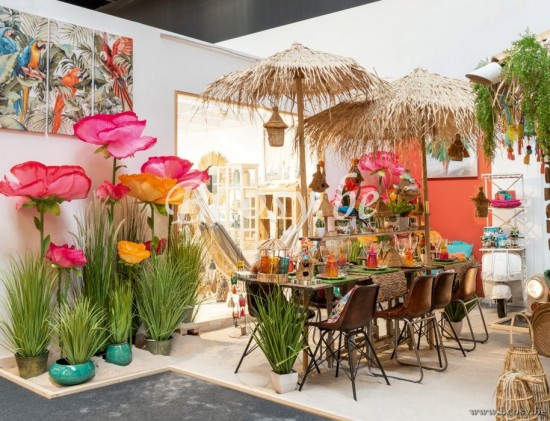 J Line Jline Sonnenschirm Stroh Naturell Large sonnenschirme sonnenschutze