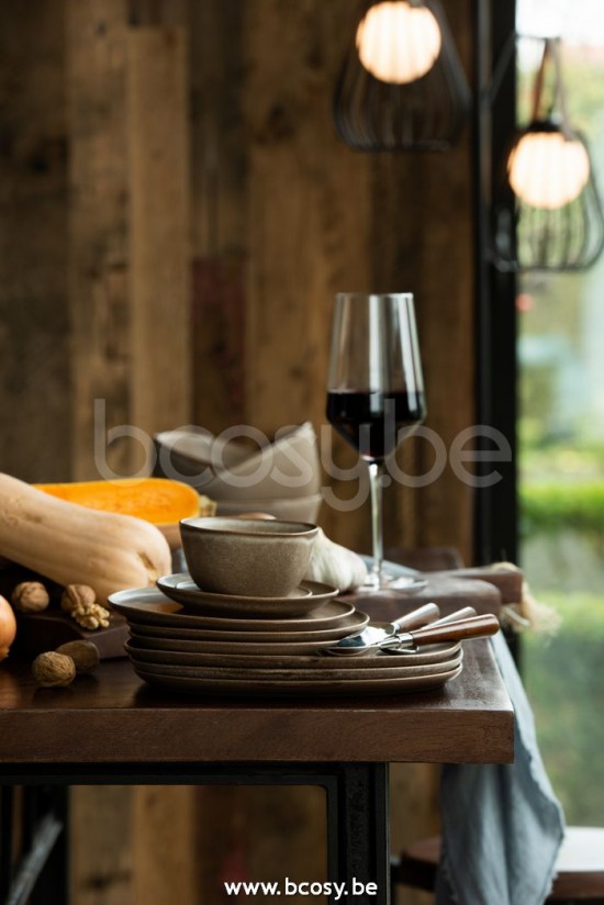 Jline Cuenco Louise Ceramica Cognac Large