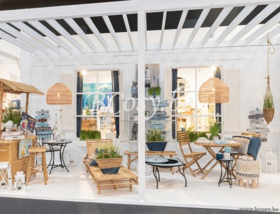 J Line Jline Schild Städte Provence Holz Blau Mix plak mit halter schilder