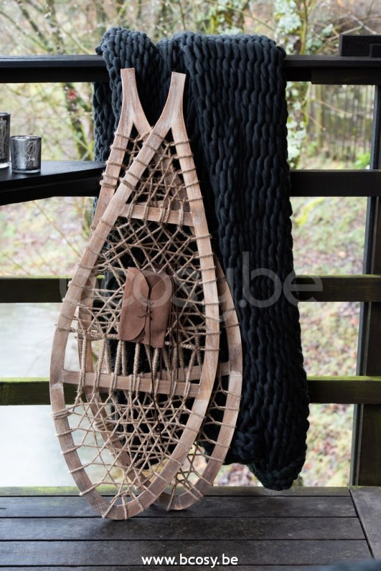 Jline Plaid Tejido Acrilica Negro