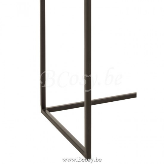 tables de drapier murales Jolipa Jline Set De 2 Console Rectangulaire Aluminium Rouille