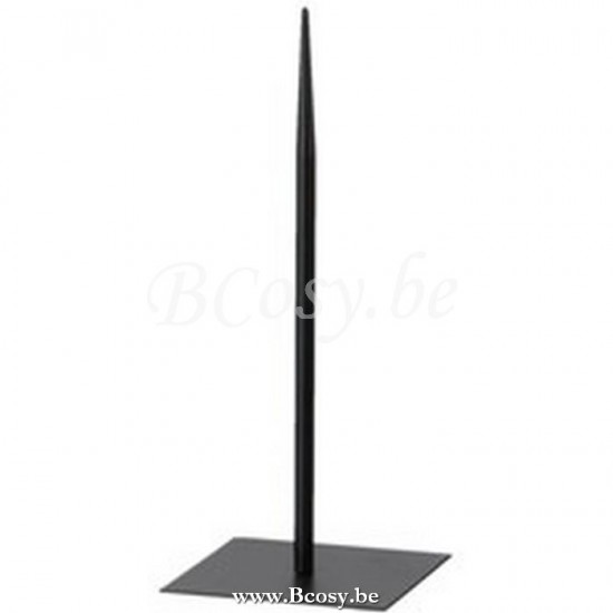 J Line 75976 Pin Metaal Zwart Small 34H kerstkegels kerstkonussen