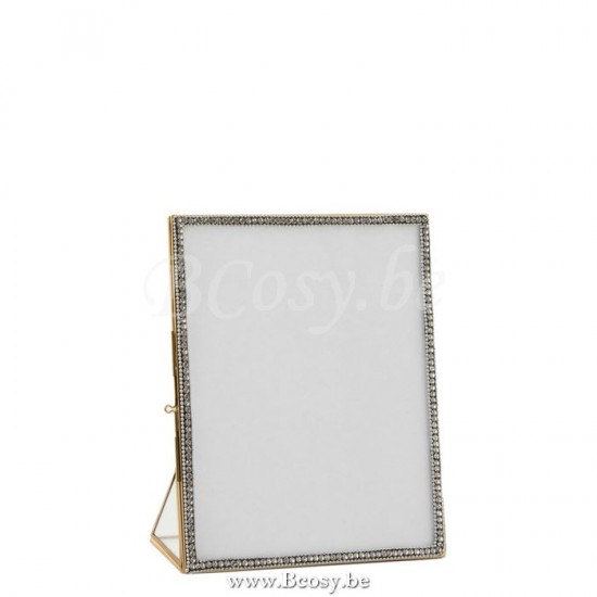 cadre cadres photo Jolipa Jline Cadre Photo Bijou Metal Verre Or Large