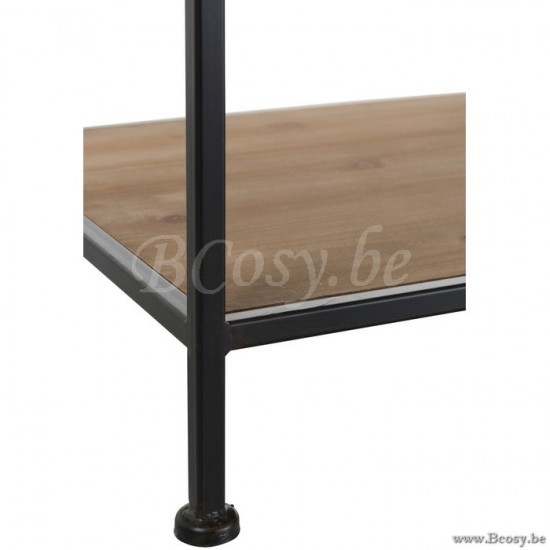 J Line 84917 Open kast Meubles d appoint Meubles rustiques Kast Rek Mobilier Furniture Rayon Uitstalkast Bretter cupboard rac.