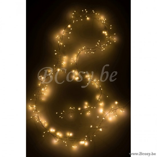 guirlandes suspendues Jolipa Jline Guirlande Lumineuse Ramification 2 Metres Blanc Chaud