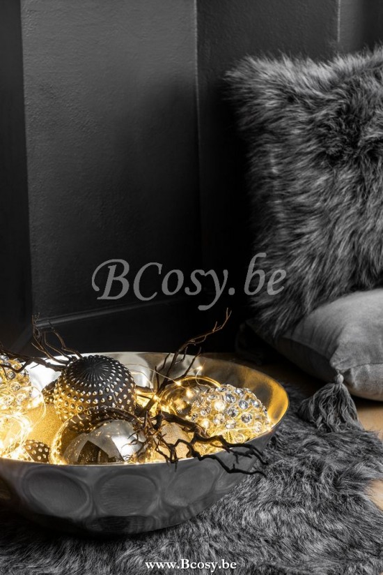 J Line Jline Scatola 4 Palle Di Natale Liscio Vetro Grigio Perla Large Caja De 4 Bola De Navidad Liso Vidrio Gris Perla Large