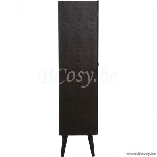 armoires bar Jolipa Jline Meuble Bar 1 Tiroir Bois Verre Noir