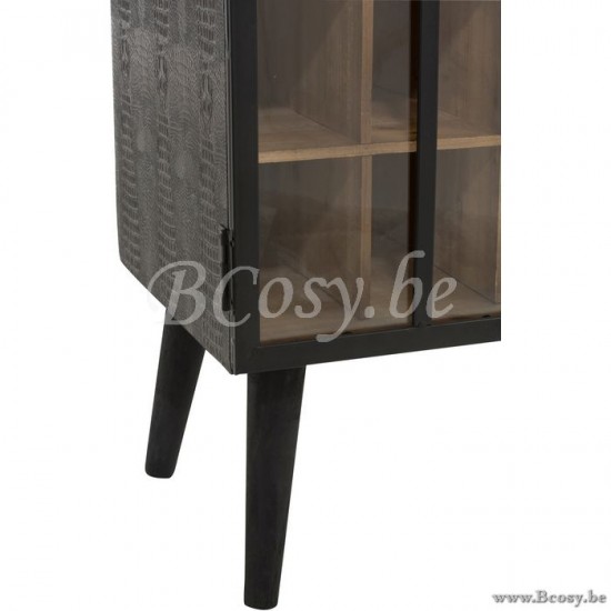 J Line Jline Bar Cabinet 1 Drawer Wood Glass Black bar cabinets