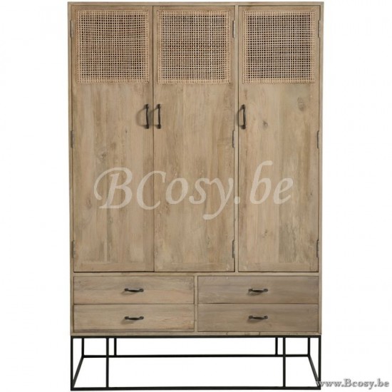 Jline 91013 j line halkast kleerkast landelijke stijl Meubels Meubles Furniture Möbel Muebles Mobili MEUBELEN Hoge kasten