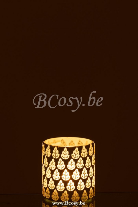 photophores Jolipa Jline Photophore Arbre Verre Blanc