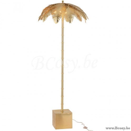 Jline 96493 j line staanlamp kokos palmboom vloerlamp Verlichting Luminaires Lighting Lampen Iluminación Illuminazione LIGHTING INDOORVloerlampen 