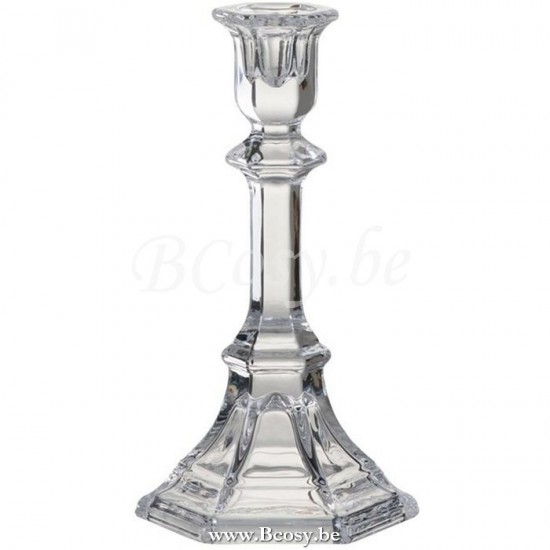 J Line 96606 Kandelaar Klassiek Glas Transparant Large 20H kaarshouders kaarsenhouders kandelaars