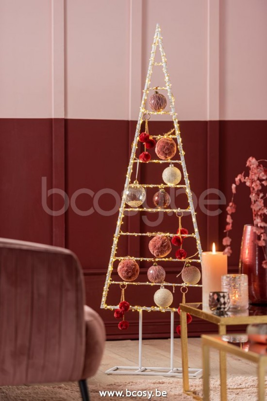 Jline Arbol Decorativo Metal Blanco