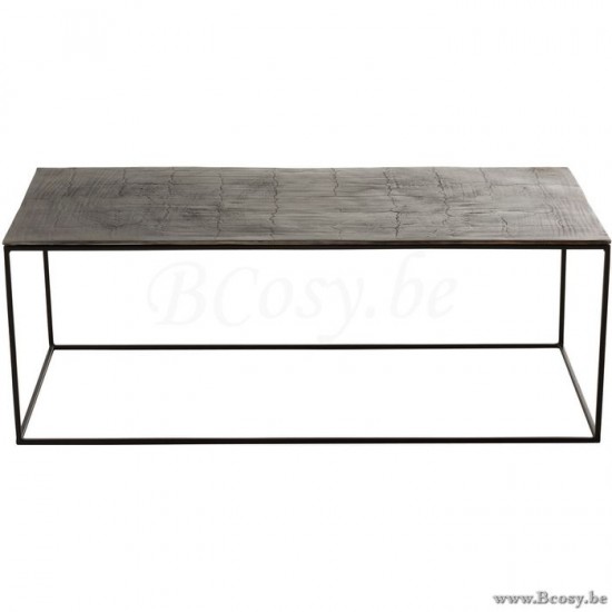 Jline 96999 moderne salontafel rechthoekig metaal j line Meubels Meubles Furniture Möbel Muebles Mobili MEUBELEN Salontafels