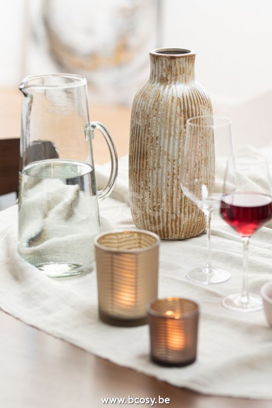 J Line Jline Bicchiere Vino Rosso Leo Vetro Trasparente Copa Vino Rojo Leo Cristal Transparente