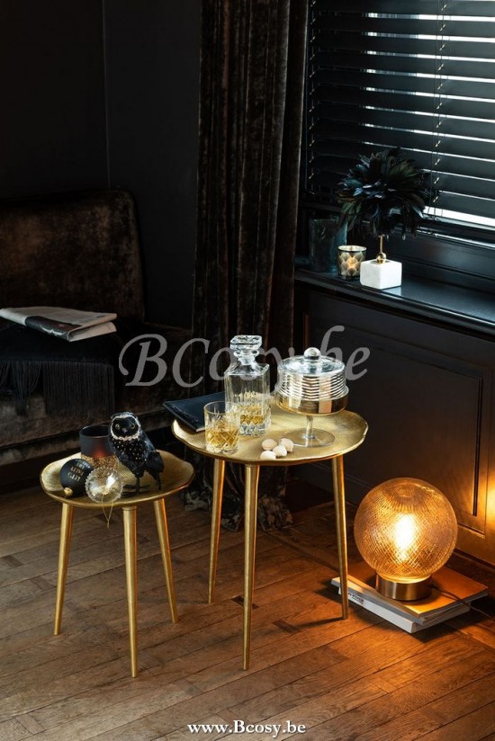 J Line Jline Porta T Light Piume Vetro Nero Large Portavelas Plumas Vidrio Negro Large