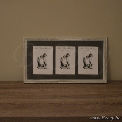 Kader met passe partout 13x18 cm Lili-Anne voor 3 foto's