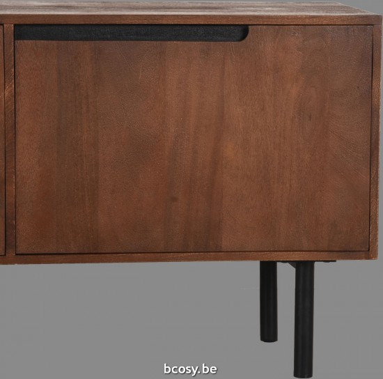 LABEL51 TV cabinet 180 cm Rio Espresso Mango wood.