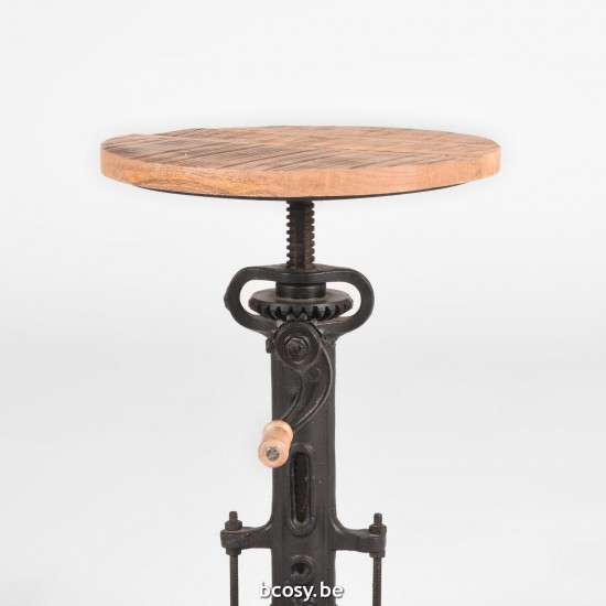 LABEL51 Tabouret Gautan Rough Bois de manguier.