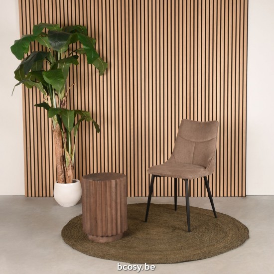 LABEL 51 Bijzettafel Novan Espresso Mangohout.