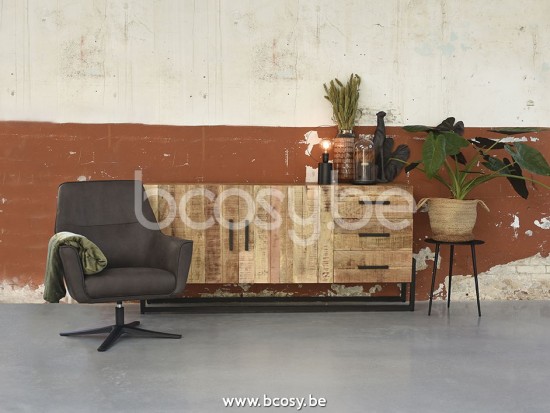 LABEL51 Armchair Tod Anthracite Microfibre.