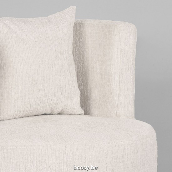 LABEL51 Fauteuil 65 cm Evy Naturel Velours.