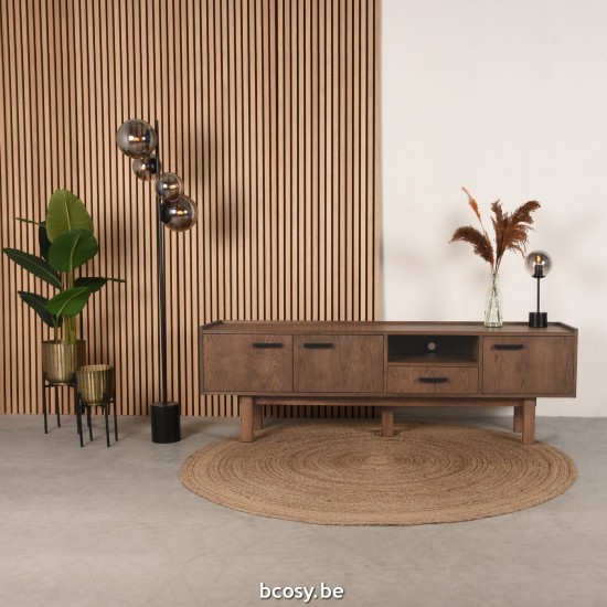 LABEL51 TV-Schrank Cali Rauch Eiche.