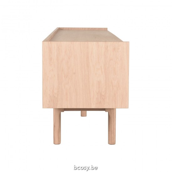 LABEL51 Meuble TV Cali Naturel Chêne.