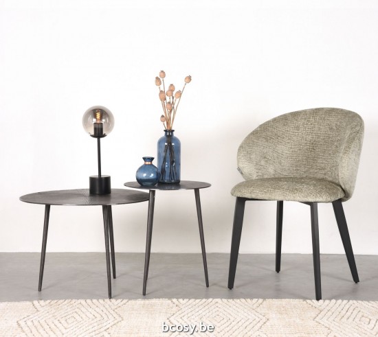 LABEL51 Dining chair Logan Beige Velvet.