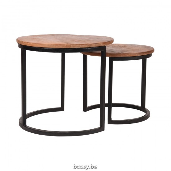 LABEL51 Salontafel Set Duo - Rough - Mangohout.