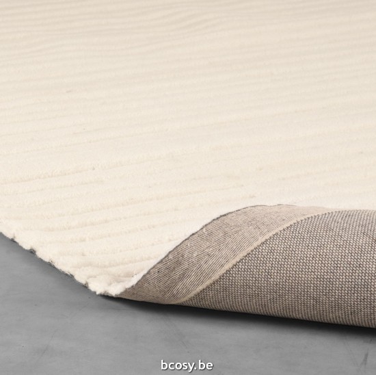 LABEL 51 Vloerkleden Luxy Ivory Wol 200x300 cm.