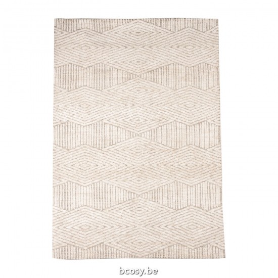 LABEL51 Vloerkleden Cosy - Taupe - Synthetisch - 200x300 cm.