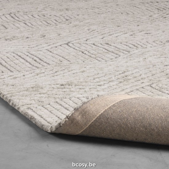 LABEL 51 Vloerkleden Cosy Grijs Synthetisch 200x300 cm.