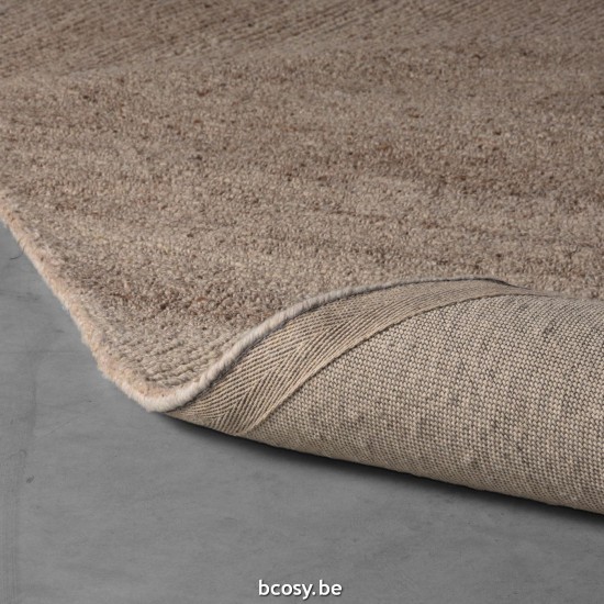 LABEL 51 Vloerkleden Blendy Taupe Wol 200x300 cm.