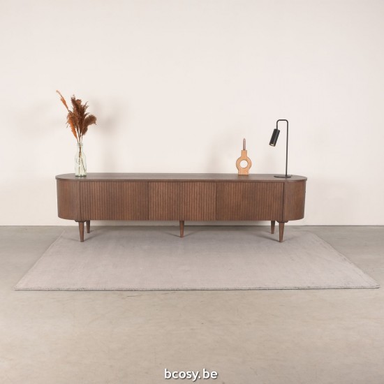 LABEL51 TV cabinet 220 cm Oliva Walnut Oak.