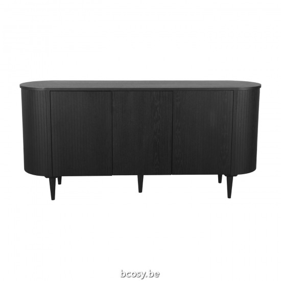 LABEL 51 Dressoir Oliva Zwart Eiken 180 cm.