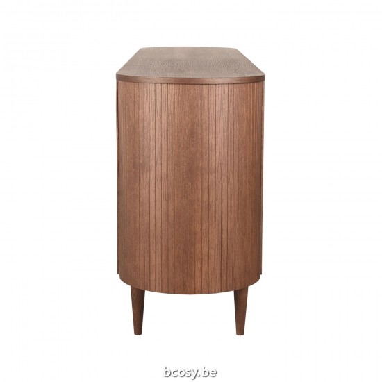 LABEL51 Buffet 220 cm Oliva Noyer Chêne.