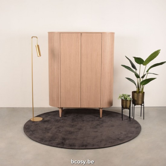 LABEL51 Aufbewahrungsschrank 125 cm Oliva Natürlich Eiche.