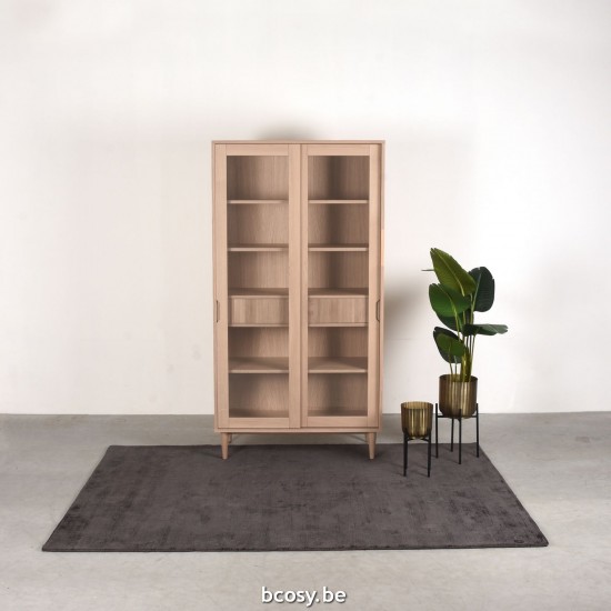 LABEL51 Vitrine 100 cm Jule Natürlich Eiche.