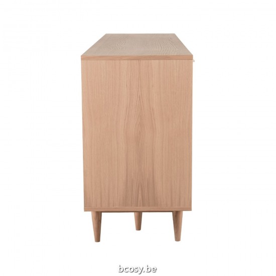 LABEL51 Buffet 200 cm Jule Naturel Chêne.
